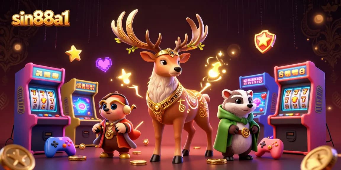 Experience thrilling gameplay with sin88a1 at vibrant casino-themed illustration.