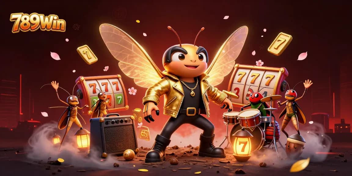 Experience exciting gameplay at 789Win with a dynamic illustration showing vibrant characters and casino elements.