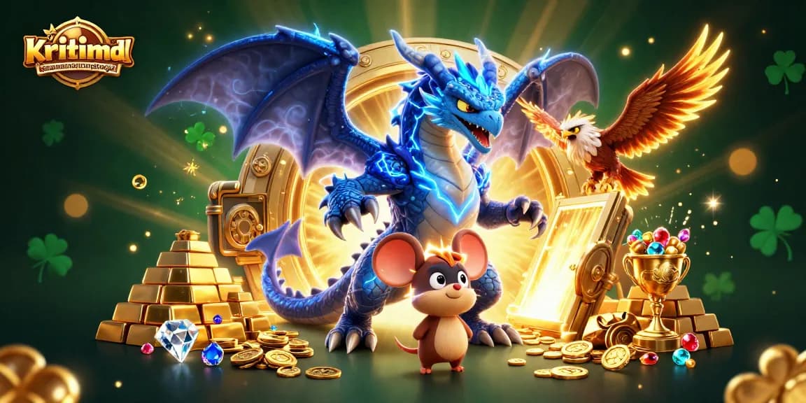 Experience thrilling wins with kritikdansarancongtogel adorned by magical casino elements and rich treasures.