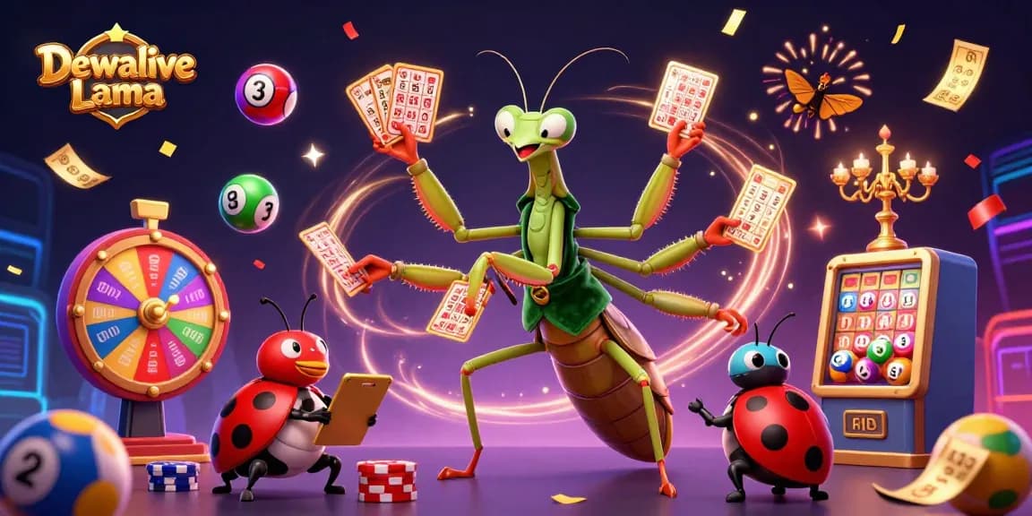 Engage with Dewalive Lama for exciting online lottery games featuring vibrant elements.