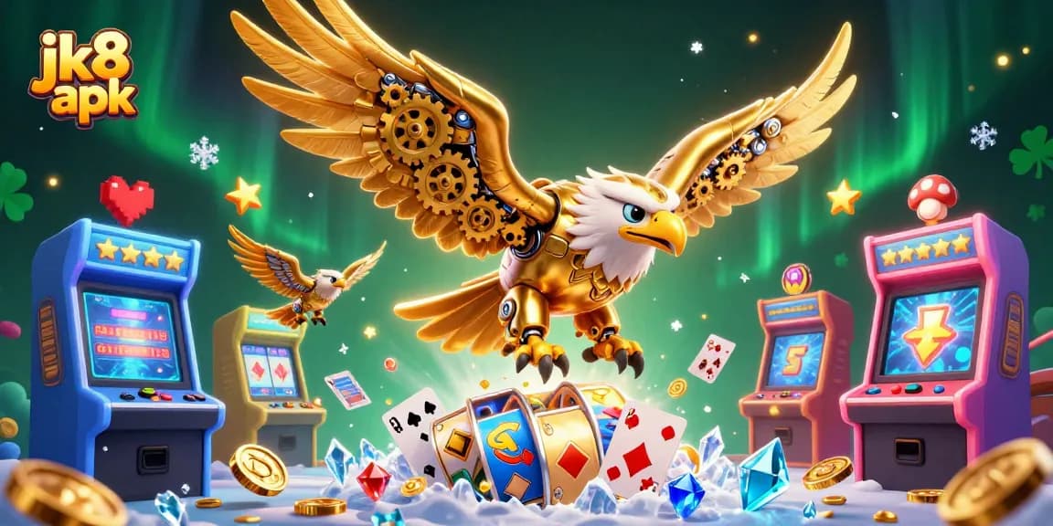 Jackpot gameplay experience with jk8 apk featuring lively 3D casino elements and engaging characters.