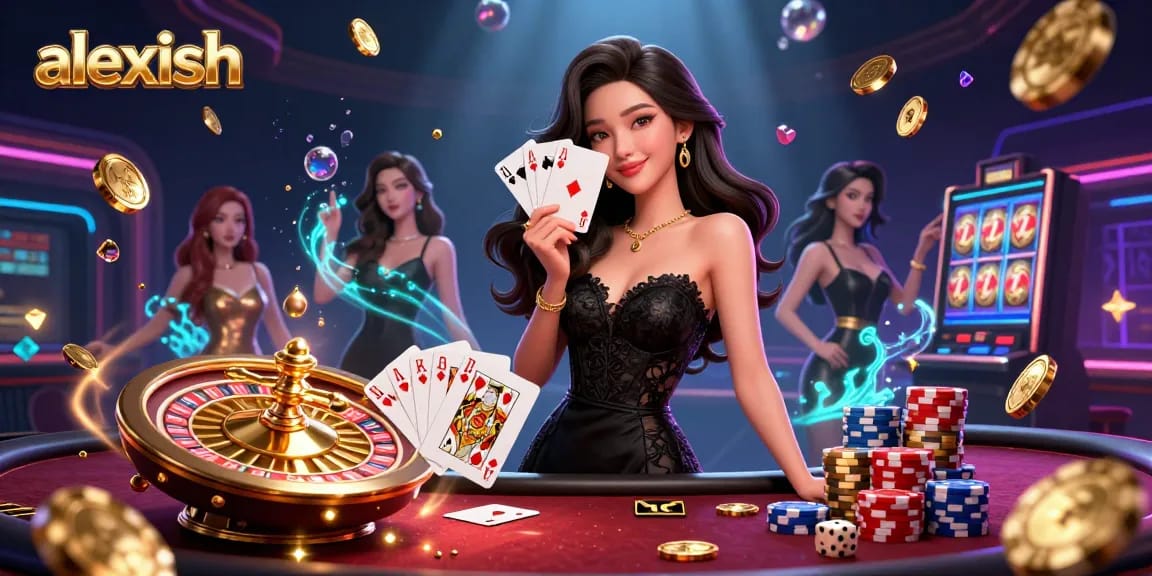 Experience the thrill of winnings with alexish, showcasing high-stakes gameplay and dazzling casino elements.