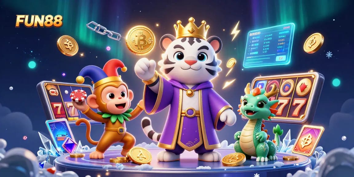 Experience excitement at FUN88 with vibrant casino games, including slots and immersive character play.