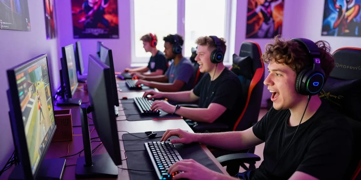 Kudaliar89, platform game online yang menarik, dengan pemain bersemangat di lingkungan gaming.