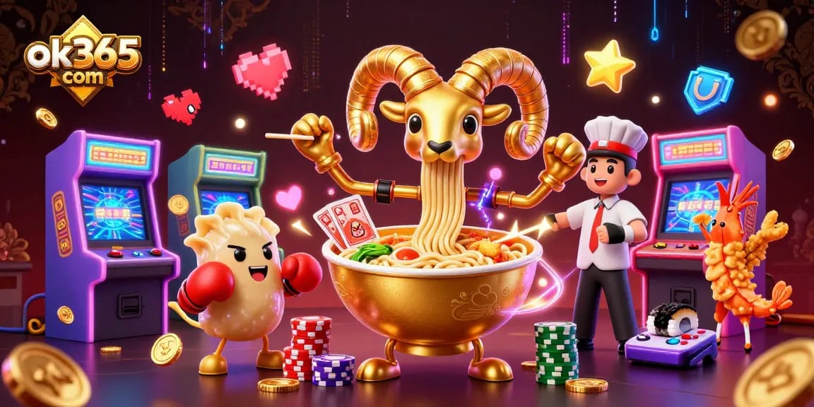 Engage with exciting games at ok365 com, featuring dynamic characters and vibrant casino elements.