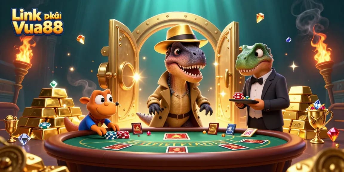 Experience thrilling gameplay with Link đăng ký Vua88 amidst vibrant casino riches.