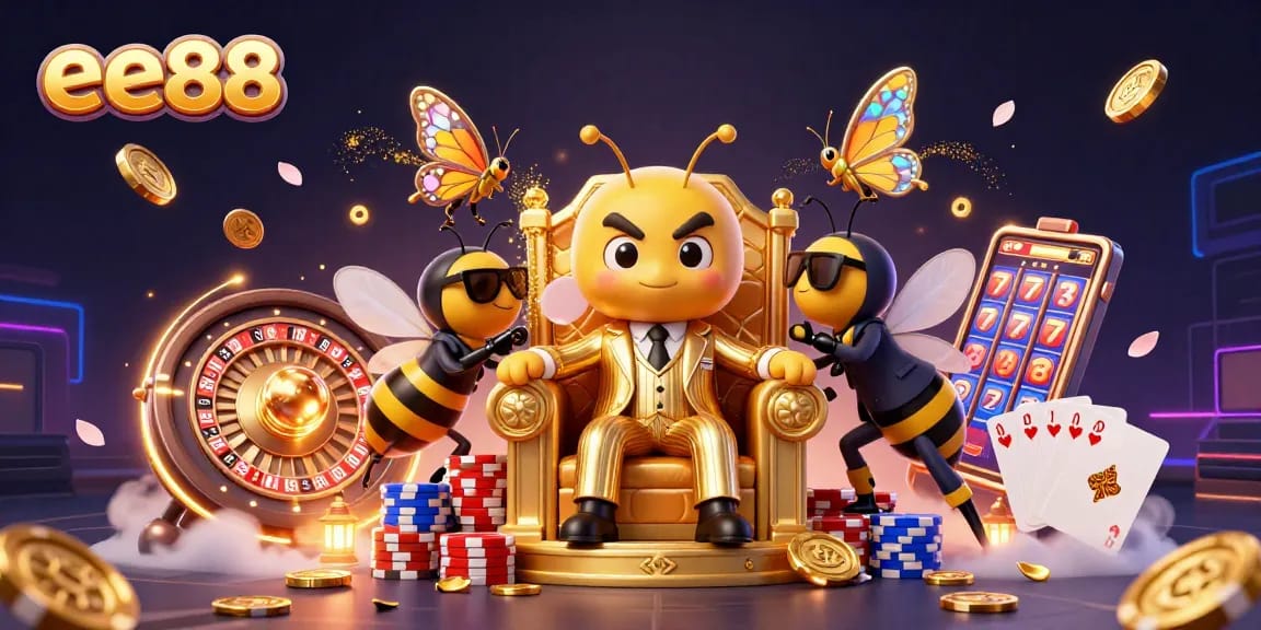 Experience thrilling gameplay with ee88 as the mob boss bumblebee orchestrates a buzzing casino scene.