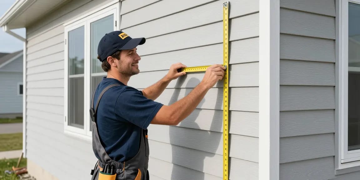 Siding Regina: Trusted local contractor working on residential siding installation, providing professional service.