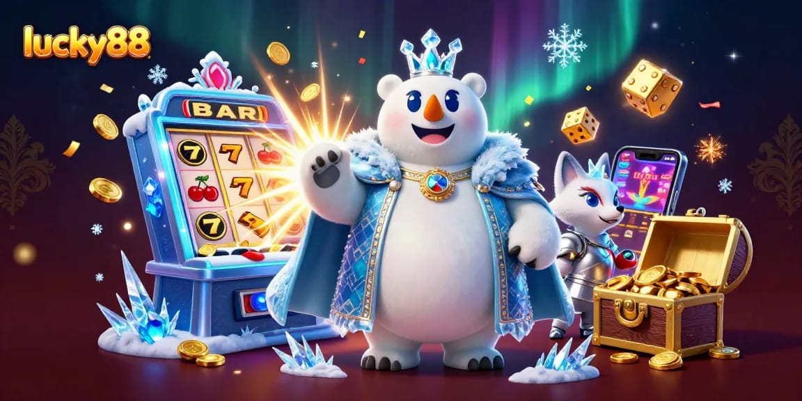 Spin to win at lucky88 with a slot machine explosion and captivating characters in action!