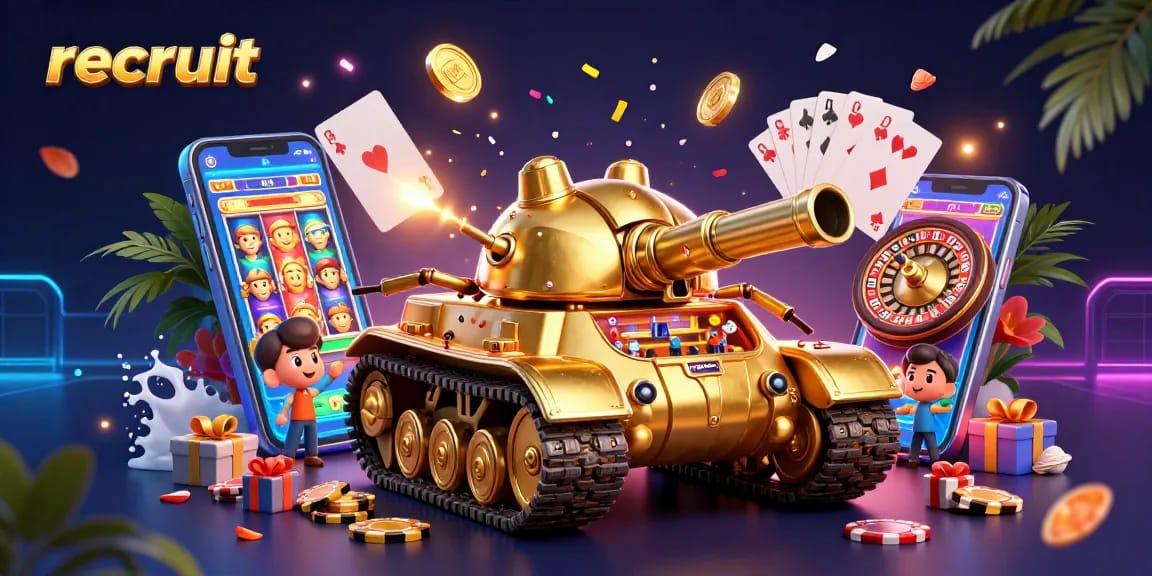 Recruit your wins at the vibrant casino with reels spinning and gold coins flying!