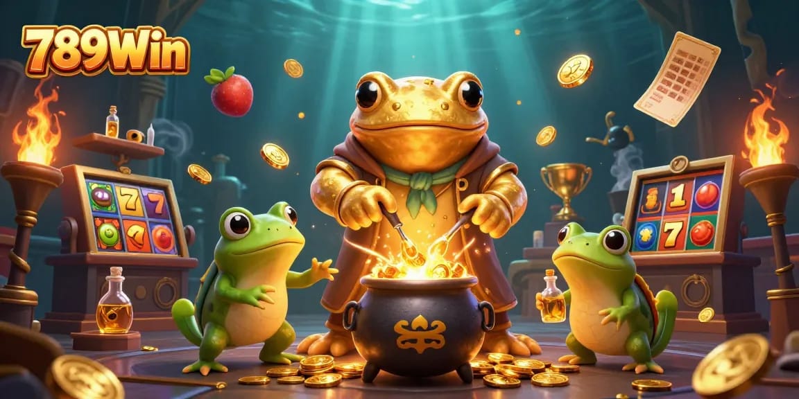 Experience the excitement of 789Win with captivating 3D illustrations, golden themes, and immersive casino elements.