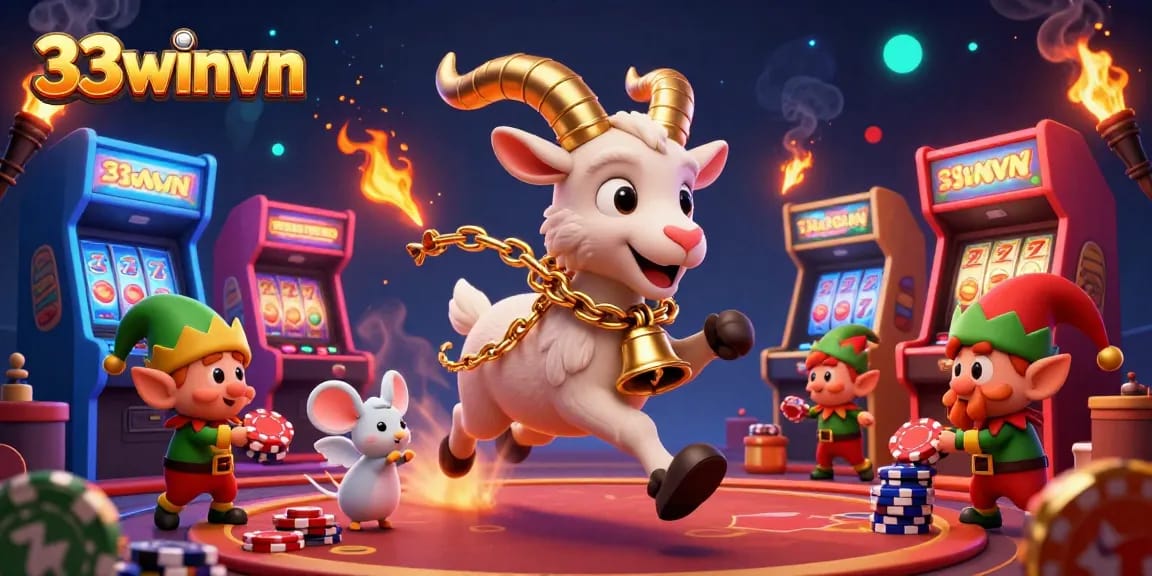 Experience thrilling games at 33winvn casino with vibrant 3D characters and exciting gaming elements.
