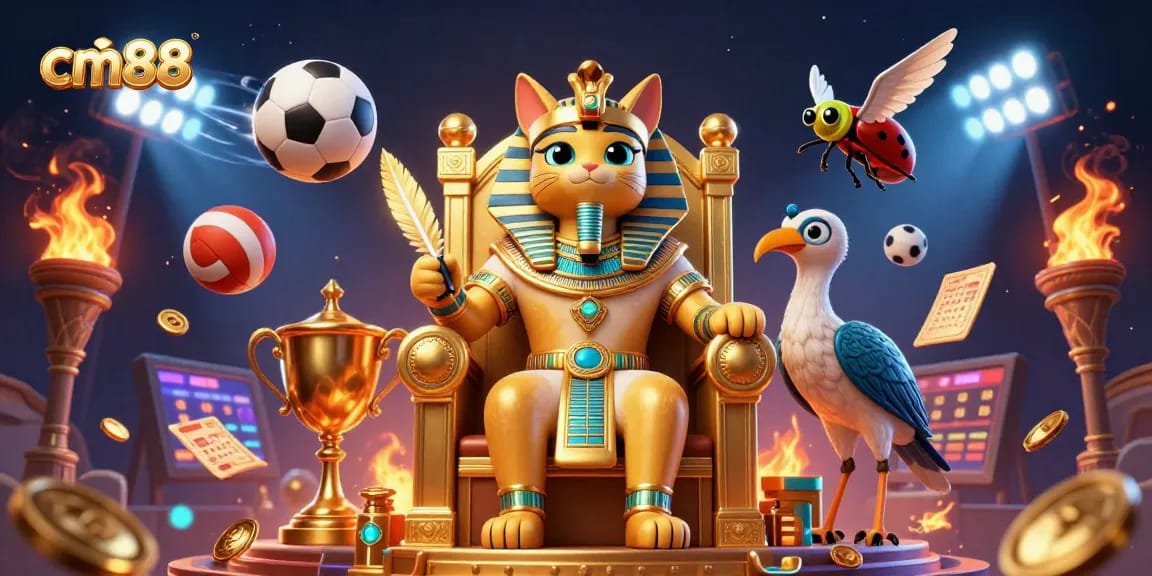 cm88: Tham gia trò chơi cực đã với Pharaoh và những trái bóng thể thao vàng