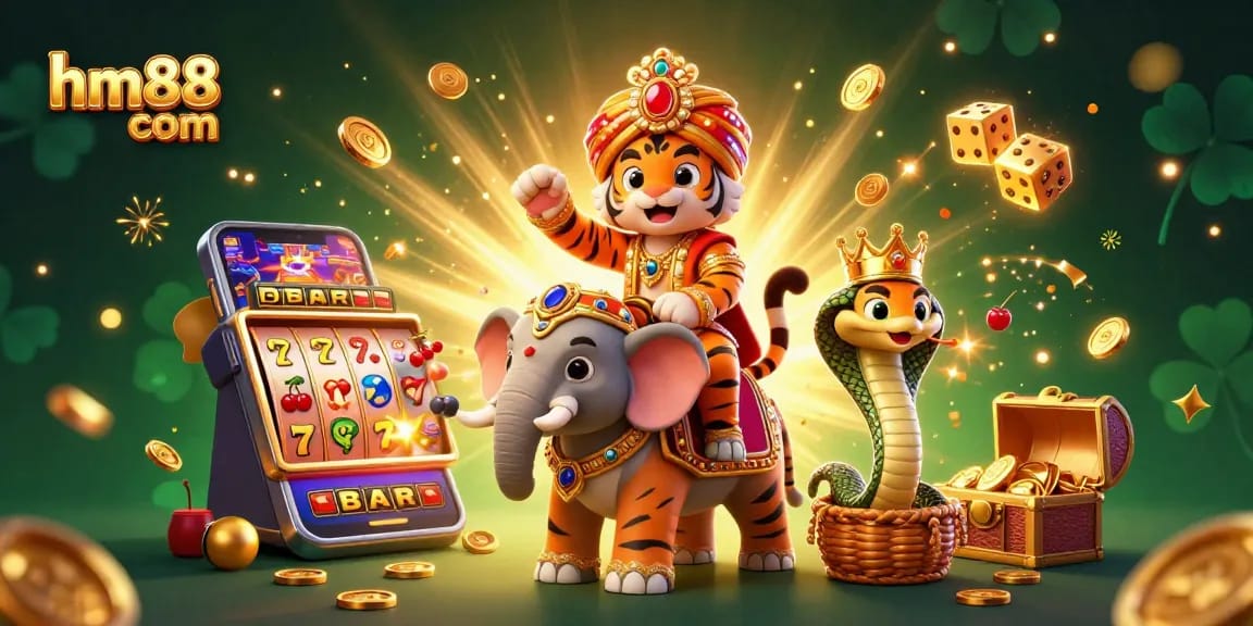 Engage with hm88 com by winning big at the casino with a vibrant and dynamic 3D illustration.