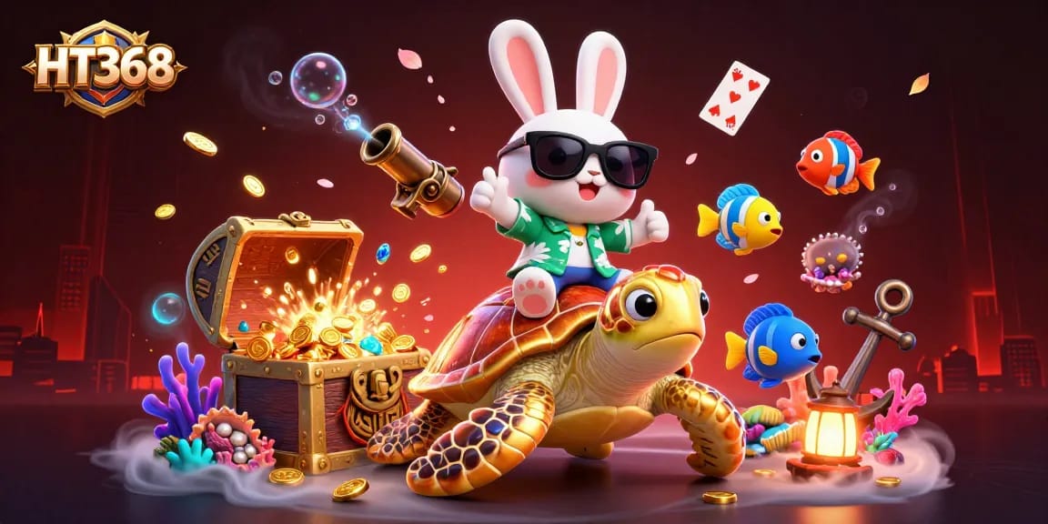 Join the fun with HT368 as our lucky rabbit spins the reels for jackpot wins!