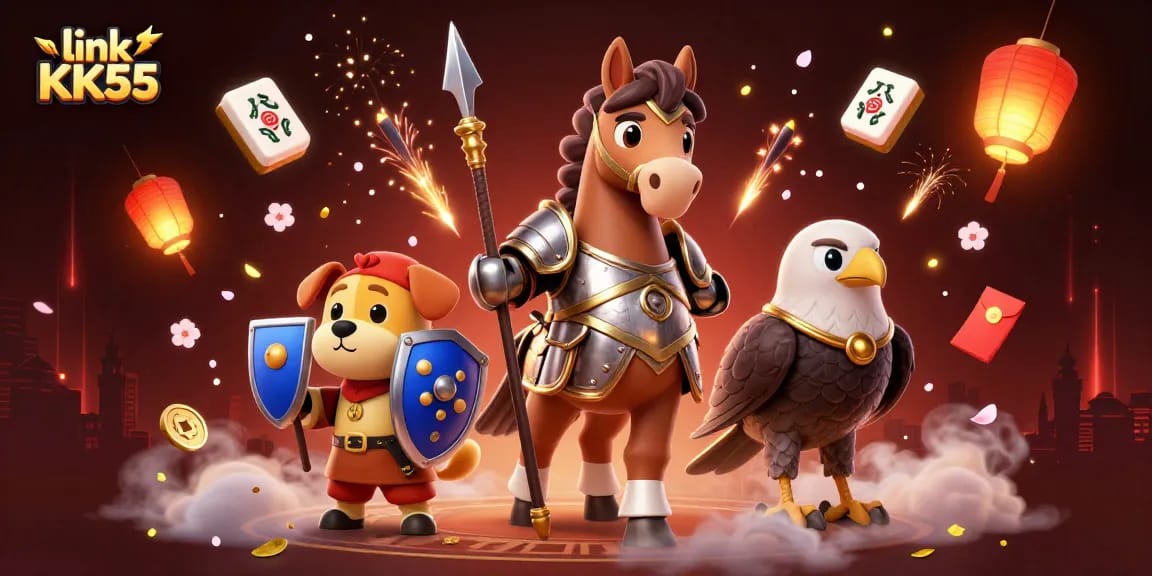 Experience the excitement of betting with link KK55 in this vibrant casino scene filled with dynamic elements.