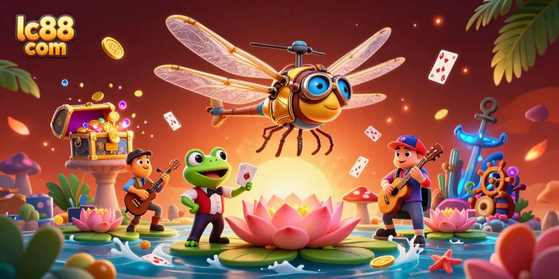 Engage in thrilling gameplay at lc88 com while vibrant characters and elements enhance your gambling experience.