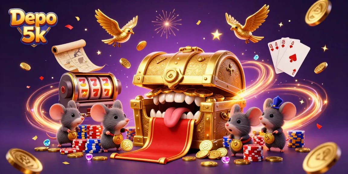 Menangkan jackpot dengan Depo 5k dan akses fitur sultan di slot gacor!