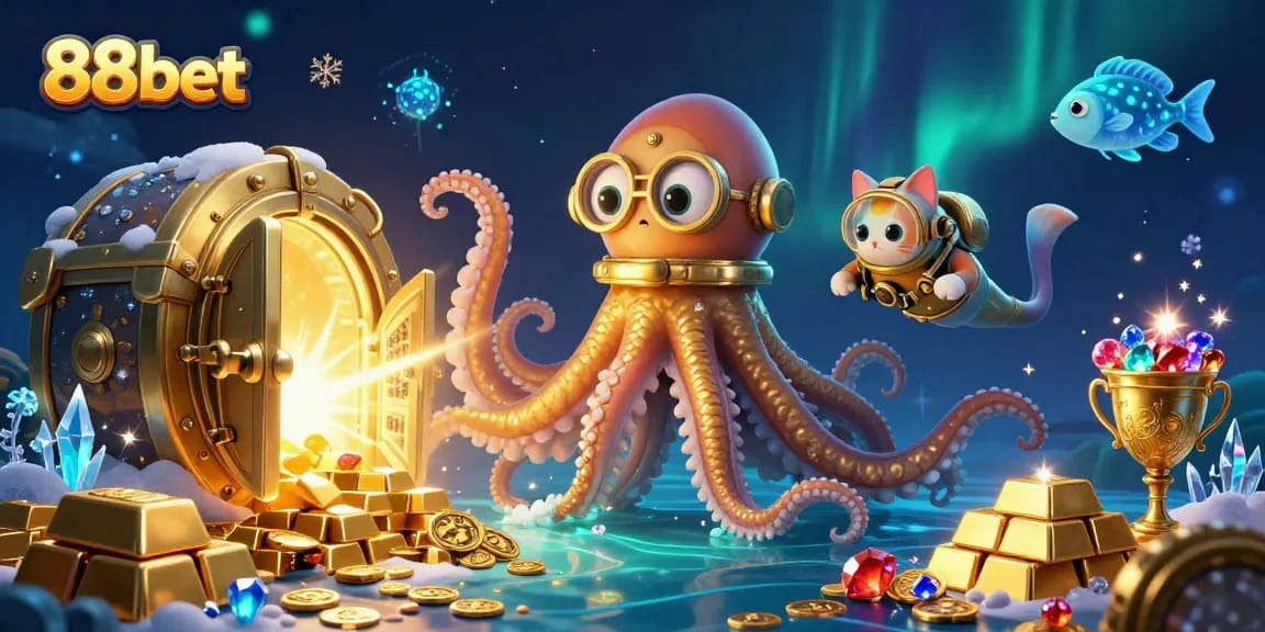 Experience thrilling gameplay at 88bet with enticing treasures and vibrant casino elements.
