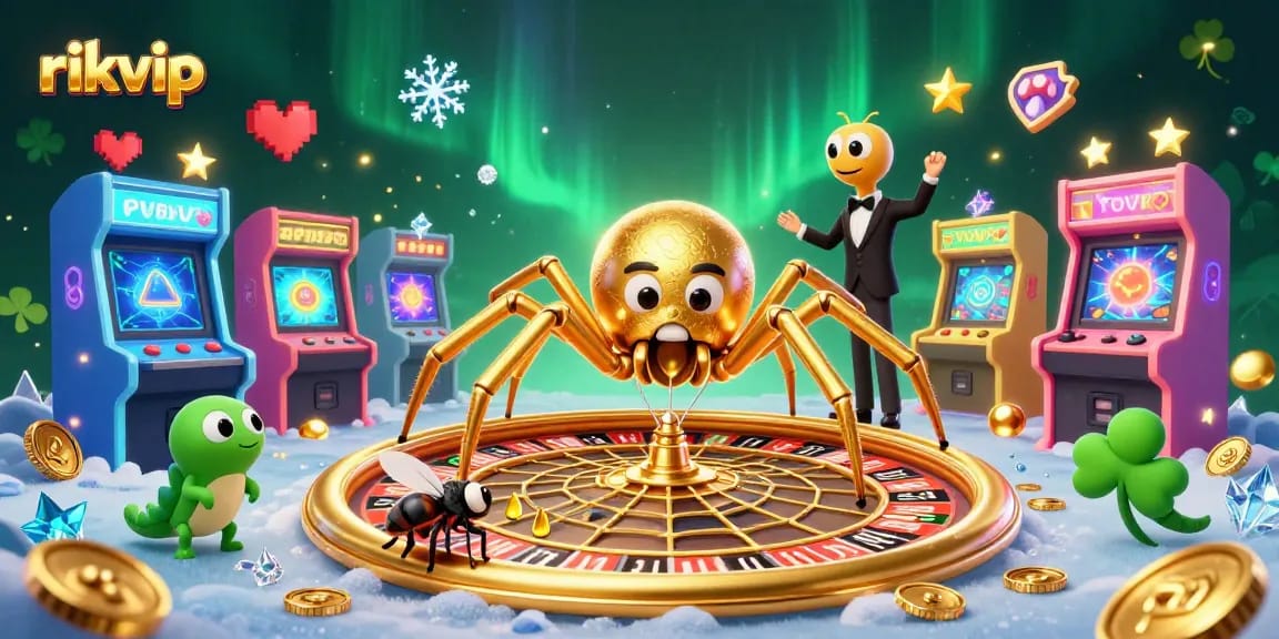 Experience thrilling wins at rikvip with an exciting casino game scene filled with vibrant characters and dynamic elements.