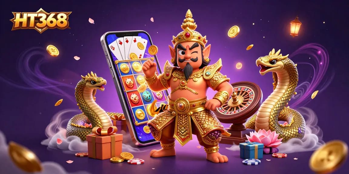 Join the excitement at HT368 with golden guardian and gambling action from slots to poker.