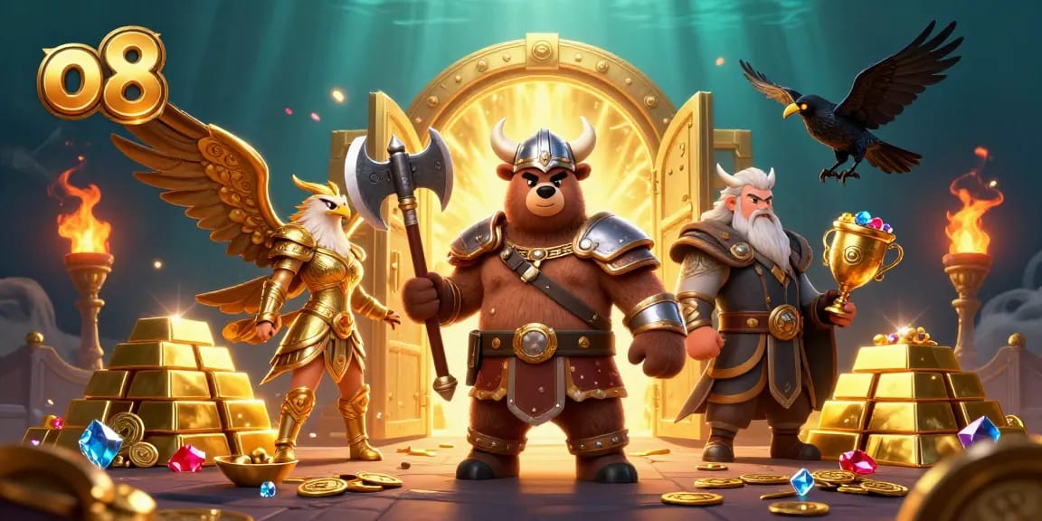 Engage with thrilling slots action at o8, featuring dynamic gaming elements and vivid characters.