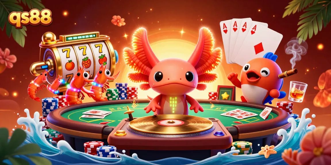 Experience excitement with qs88 slots, vibrant creatures, and rich casino graphics.