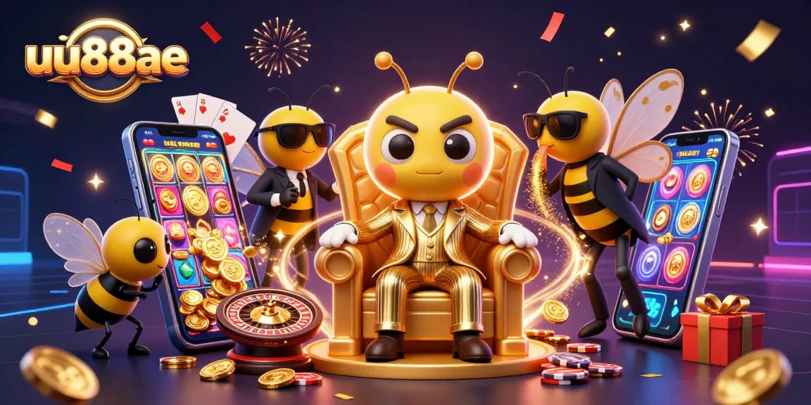 Engage with exciting games at uu88ae, showcasing a colorful slot experience with dynamic visual elements.