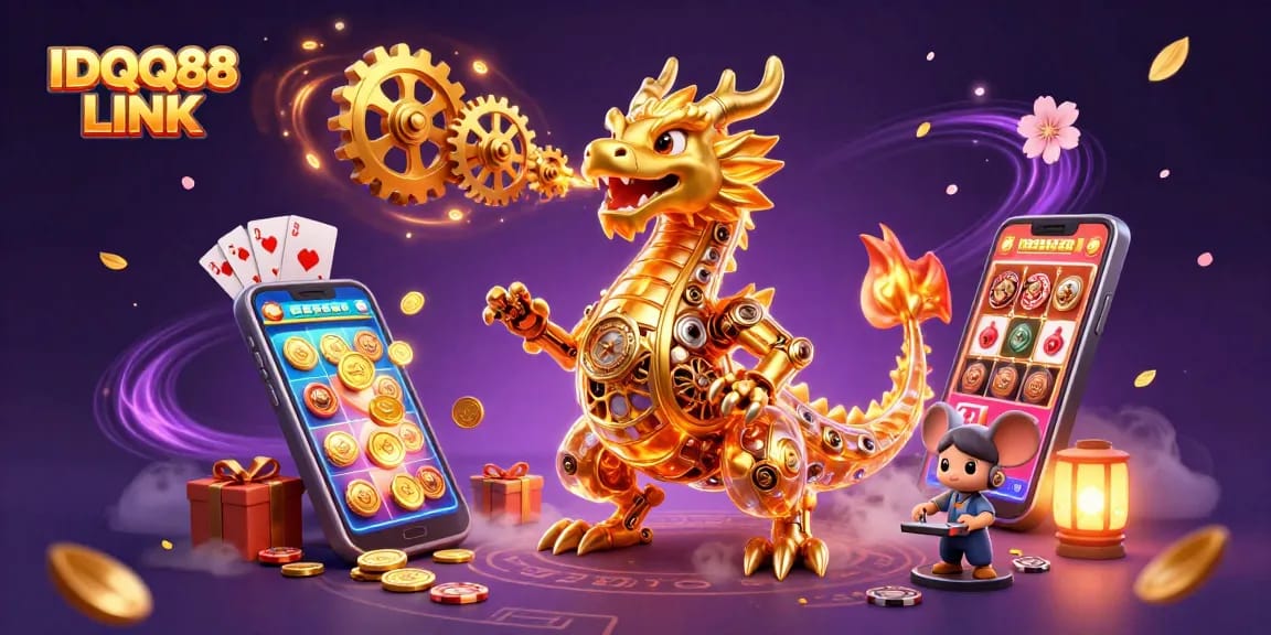 Engage with the captivating IDQQ88 LINK dragon and gaming elements to unlock winning strategies.