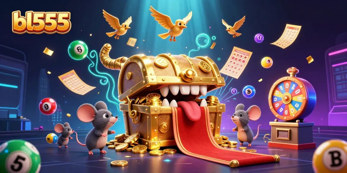 Engage with bl555 excitement in this vibrant online casino scene featuring dynamic lottery elements.
