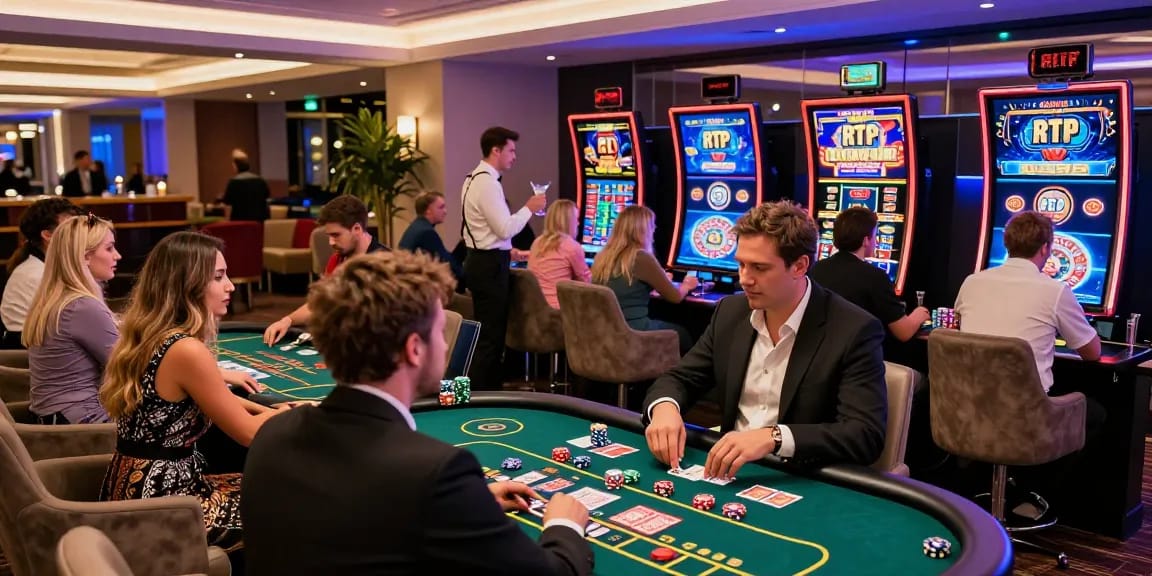 Engaging gaming atmosphere at ASIALIVE88 casino with players enjoying baccarat and roulette.