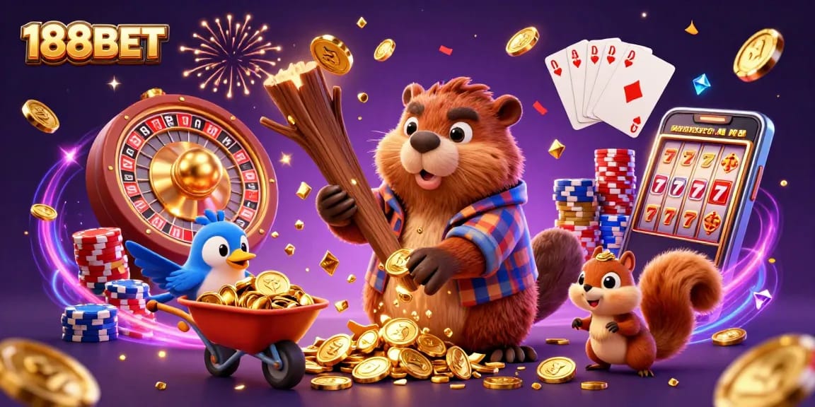Chop down coins and enjoy the thrill with 188BET's vibrant casino adventure!