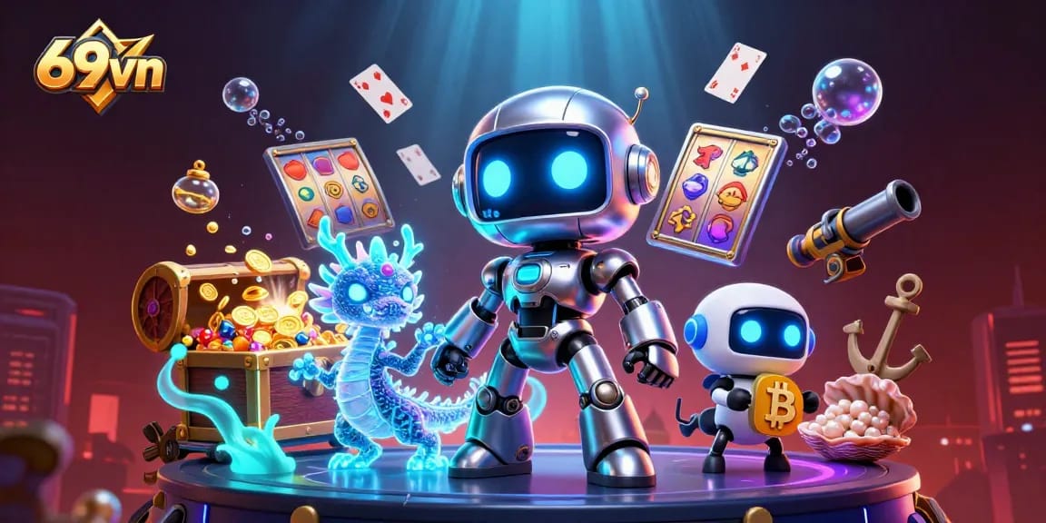 Experience exciting slot games with 69vn's vibrant gaming features and immersive 3D visuals.