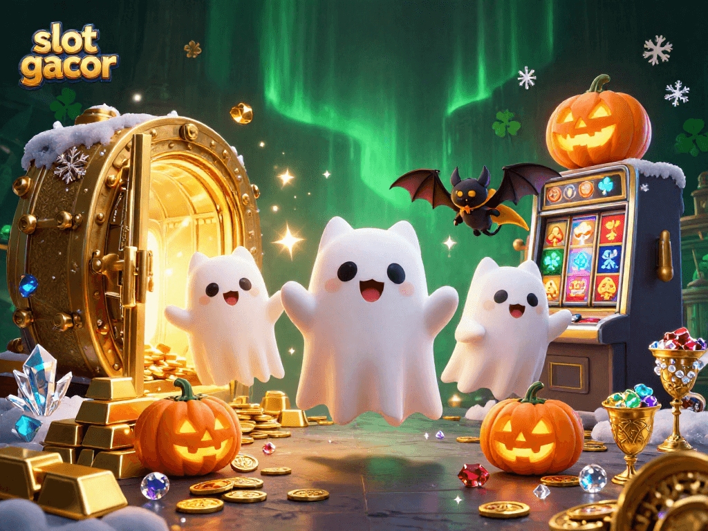 Mainkan slot gacor dengan kucing hantu dan kelelawar dalam casino yang penuh harta karun.