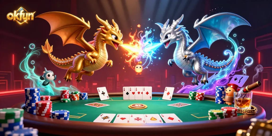 Engage with thrilling action at okfun, where twin dragons embody the epic spirit of casino gaming.