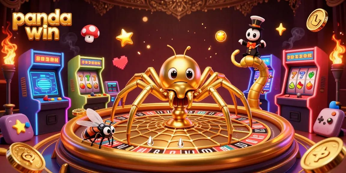 Experience panda win with dynamic roulette wheel action and vibrant casino elements.