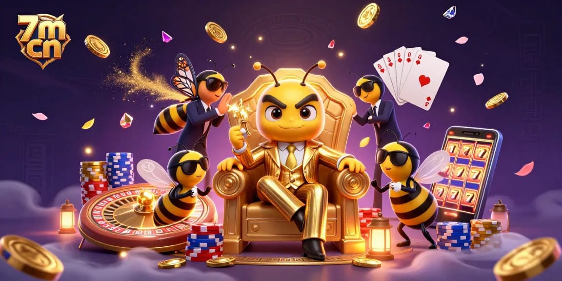 Engage with thrilling 7m cn live casino action amidst golden coins and vibrant characters.