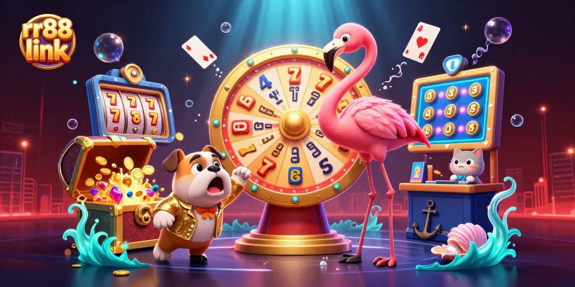 Engage with thrilling gameplay at rr88 link, featuring vibrant 3D characters and exciting casino elements.