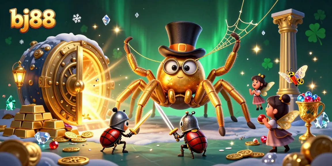 Experience thrilling gameplay with bj88 at a vibrant casino filled with treasures and exciting characters.