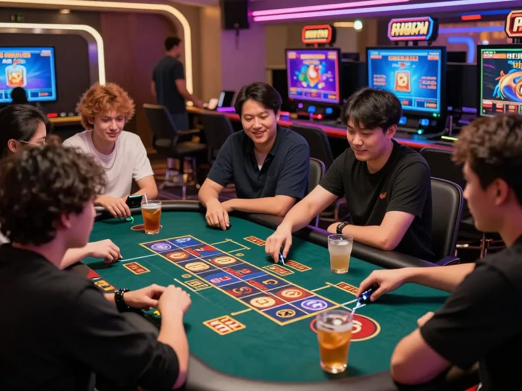 Exciting online gaming scene at 789club with diverse players enjoying Tài Xỉu.