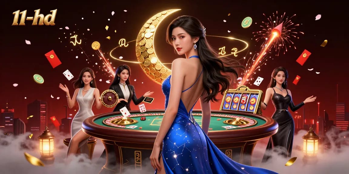 Engage in thrilling gameplay with 11-hd featuring poker tables, roulette wheels, and vibrant slot reels.