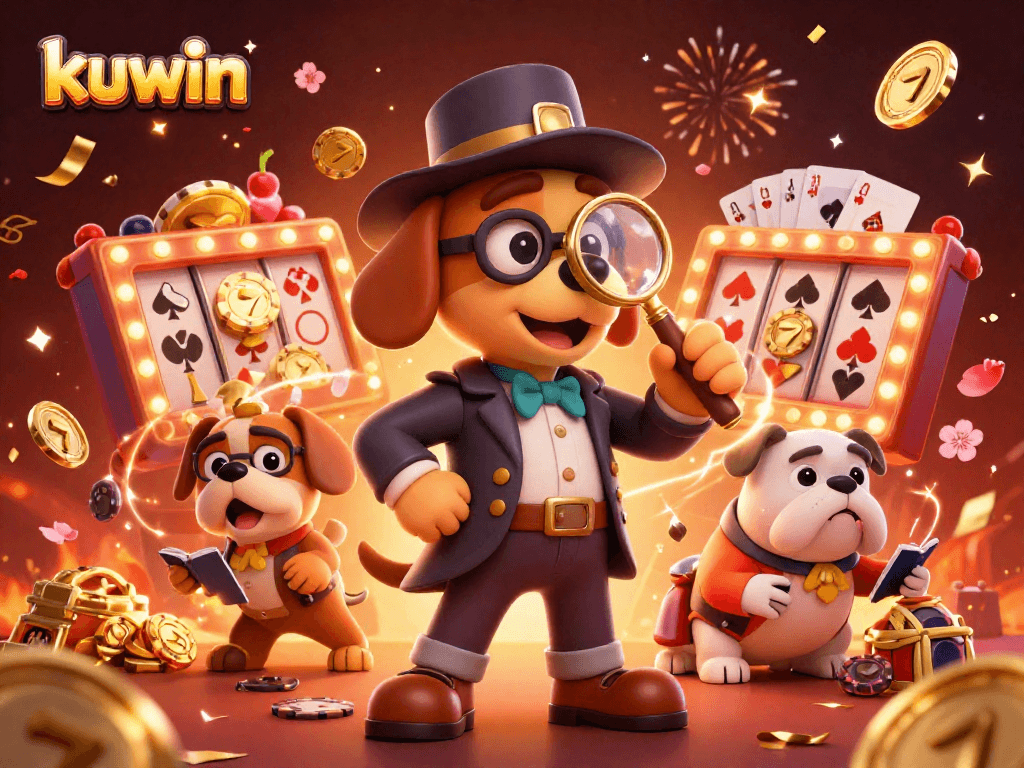 Engage with the kuwin casino experience, exploring clues and treasures amid vibrant gaming elements.