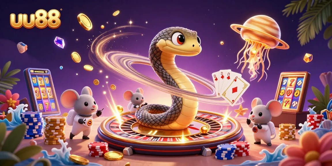 Experience thrilling gameplay with uu88 as astronaut mice bet on the cosmic roulette wheel!