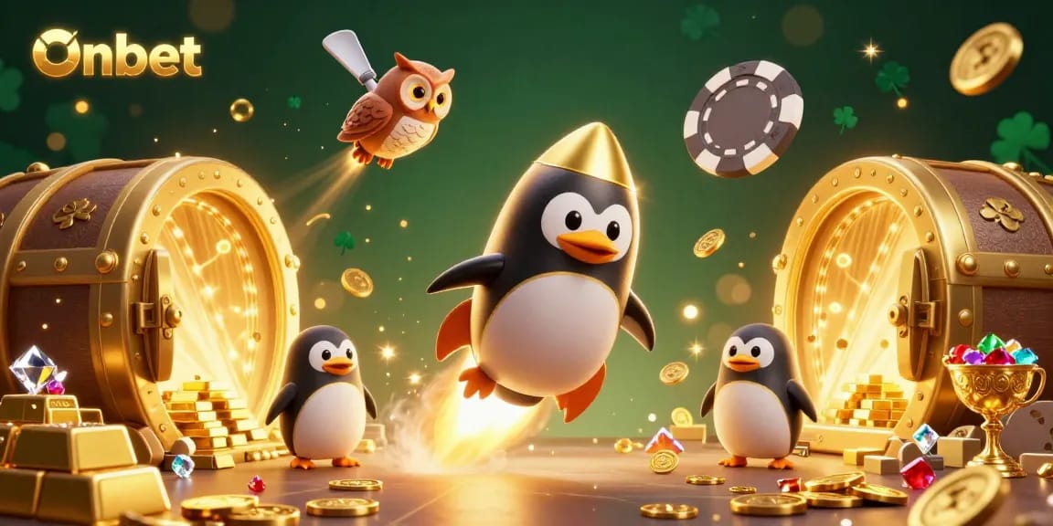 Experience the thrill of Onbet by playing slots and winning golden treasures!