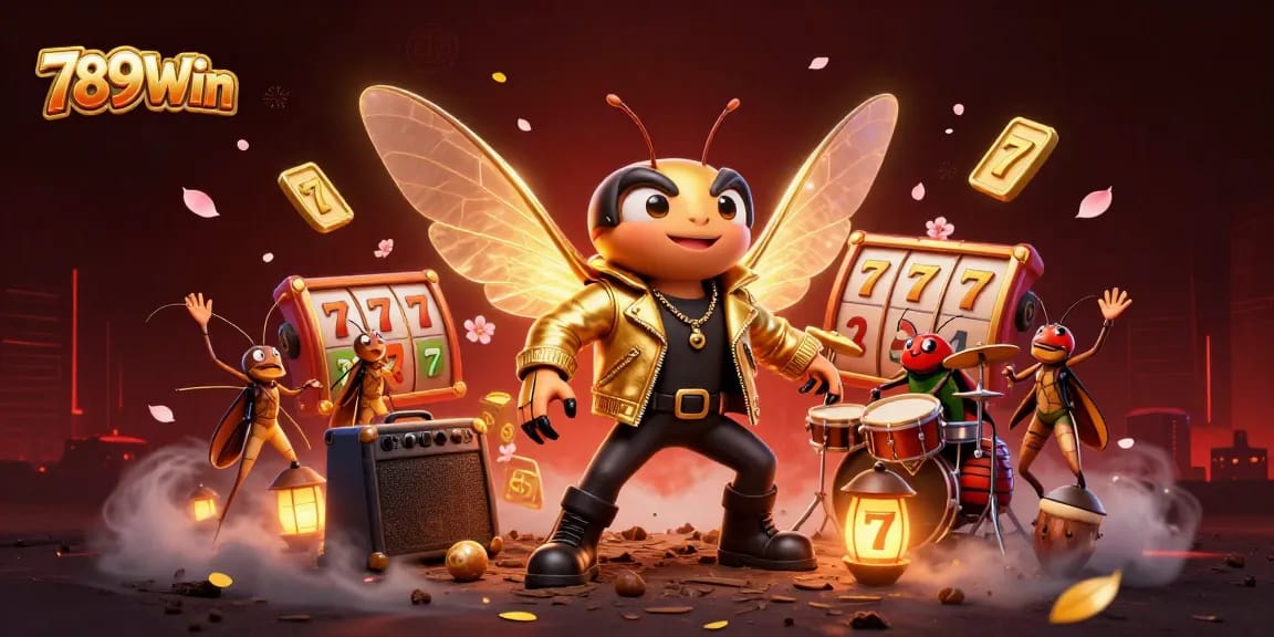 Experience exciting gameplay at 789Win with a dynamic illustration showing vibrant characters and casino elements.