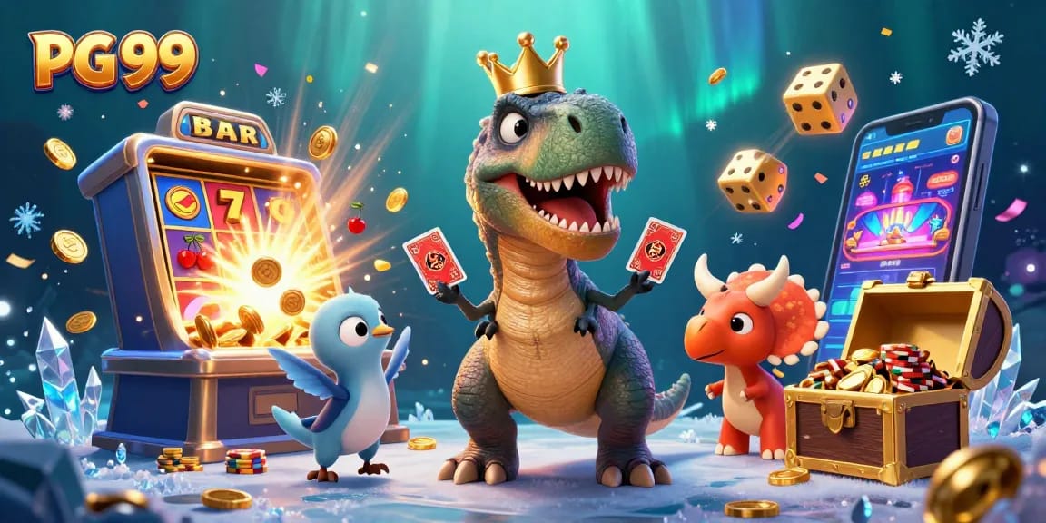 Engage in thrilling gameplay at PG 99, featuring colorful slots and charismatic characters.