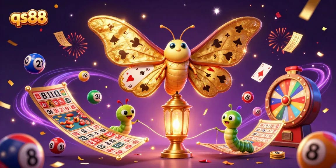 Experience the excitement of qs88 with vibrant lottery elements and dynamic casino visuals.