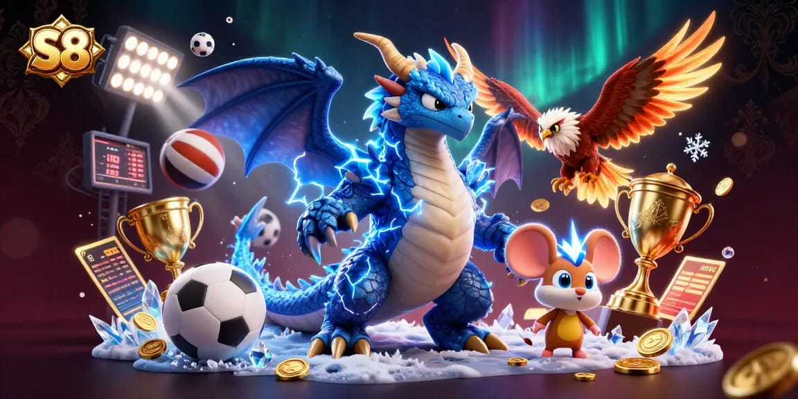 Engage with S8’s electrifying gaming experience, featuring dynamic characters and thrilling sports elements.