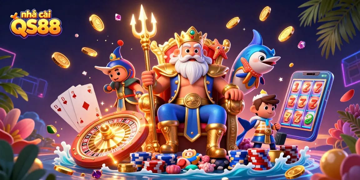 Experience the excitement at nhà cái QS88 with thrilling casino games and vibrant gaming visuals.