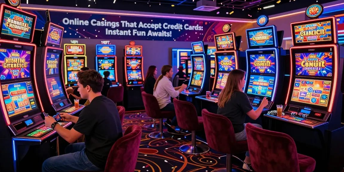 Engaging players at vibrant online casinos that accept credit cards, showcasing excitement and modern gameplay in 2026.